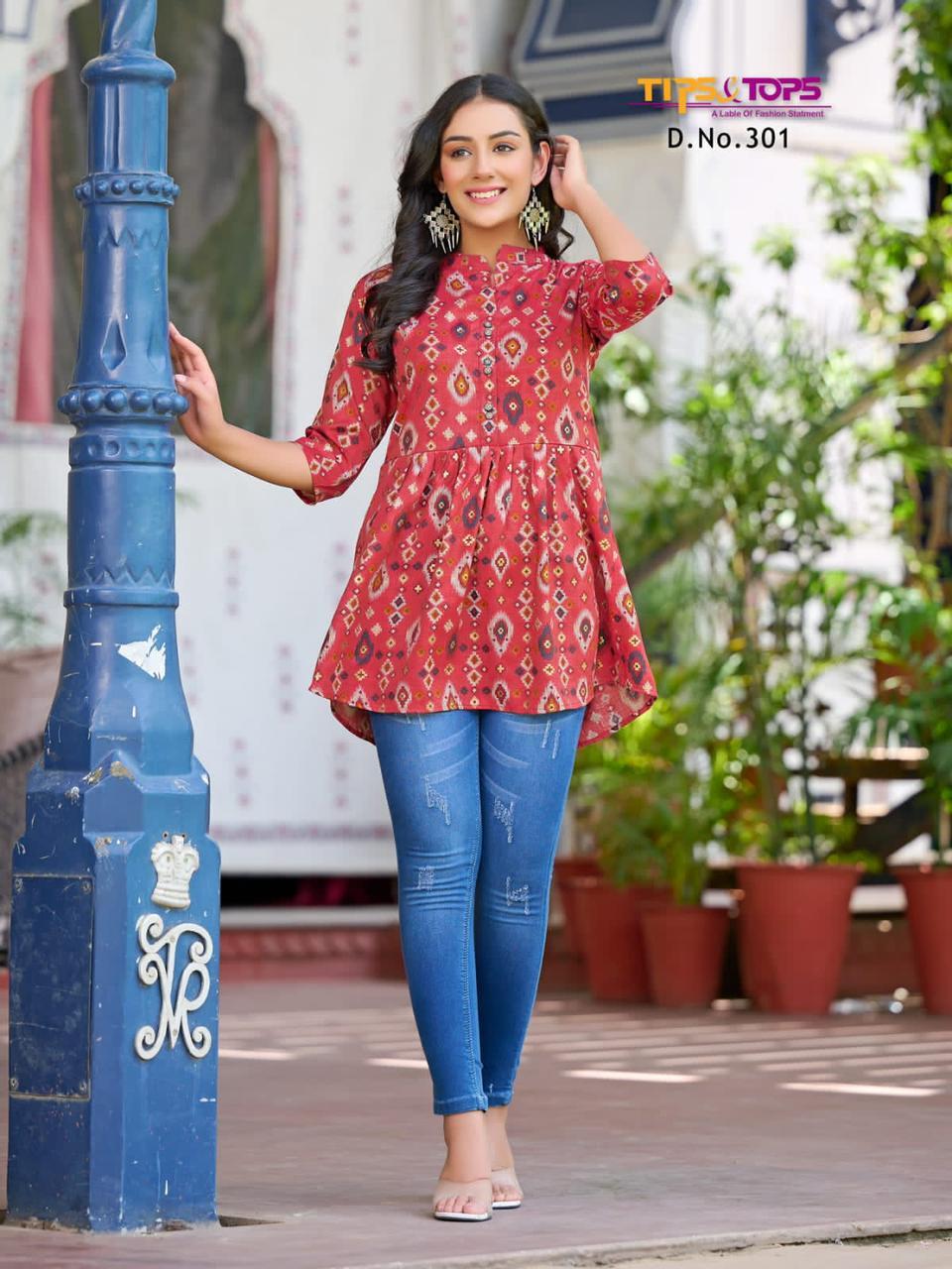 Rayon Tunic Tops - Heavy Rayon Fabric, Length 32-34 Inch, Size S-xxl | Breathable, Cool Pass, Quick Dry, Washable, Non Toxic