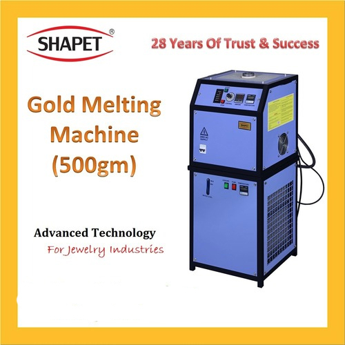 500Gm Gold Induction Based Melting Machine - Color: Gray