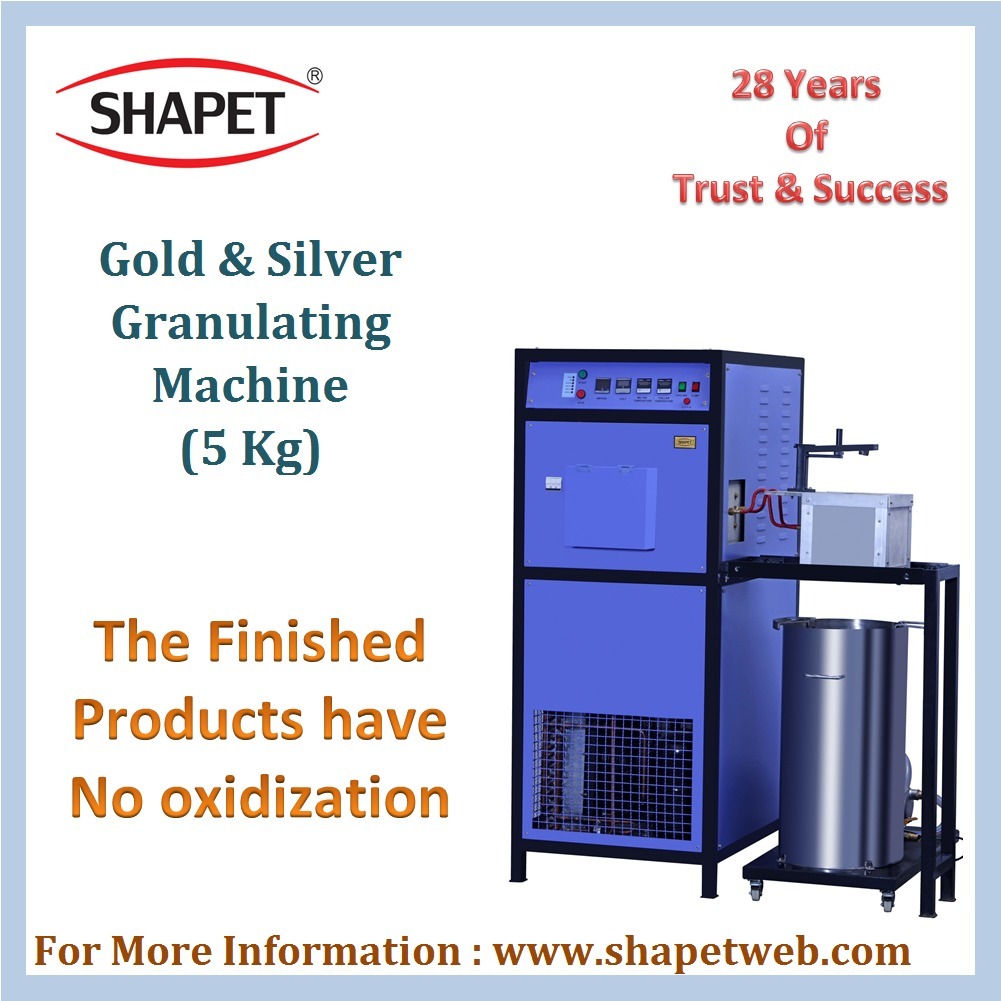 5kg Induction Based Granulating Machine - Accuracy: 100 %