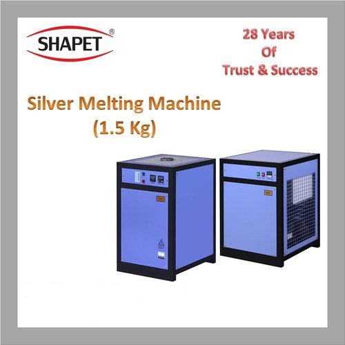 1.5Kg Silver Induction Based Melting Machine 3 Phase - Color: Gray