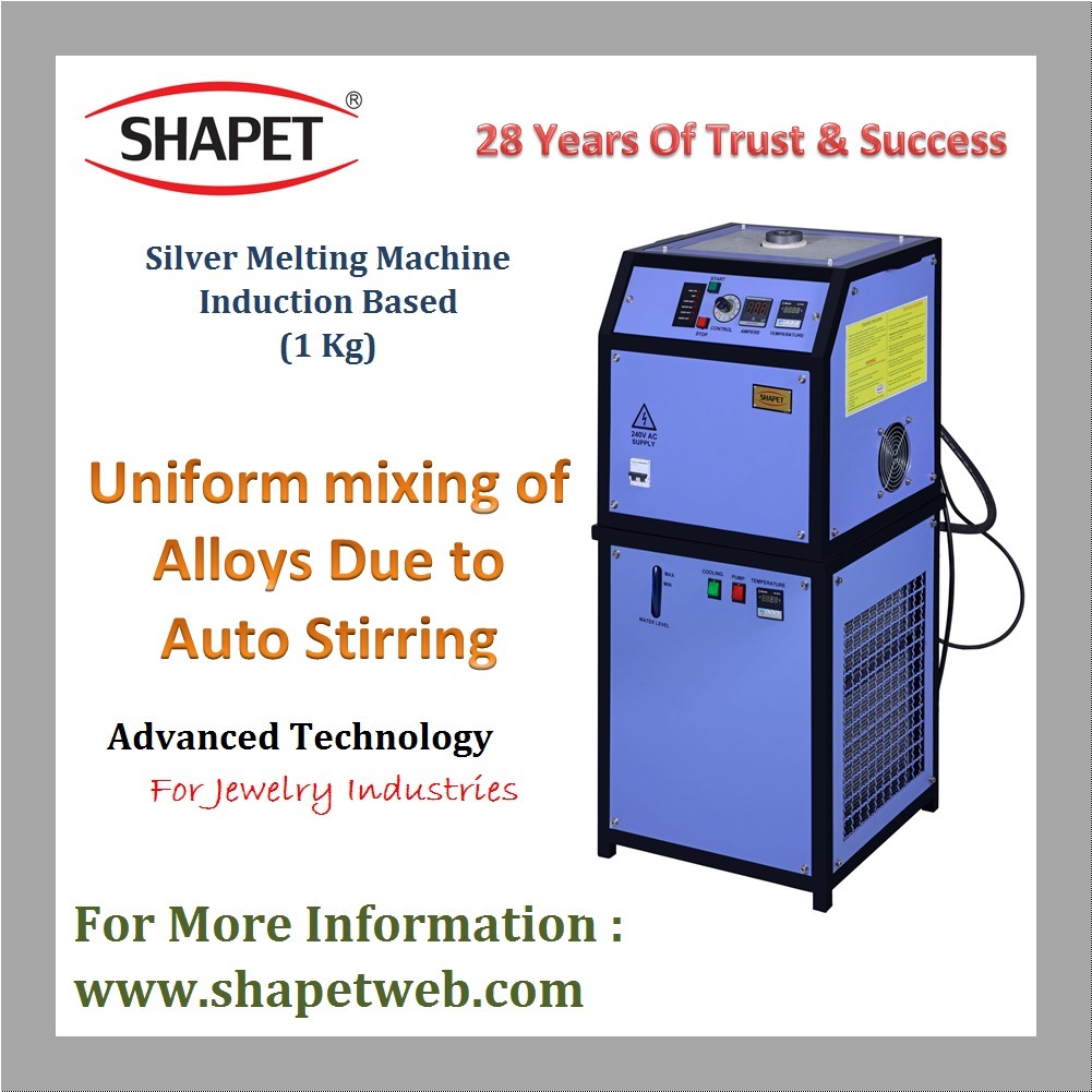 1kg Silver Induction Based Melting Machine - Height: 104 Centimeter (Cm)