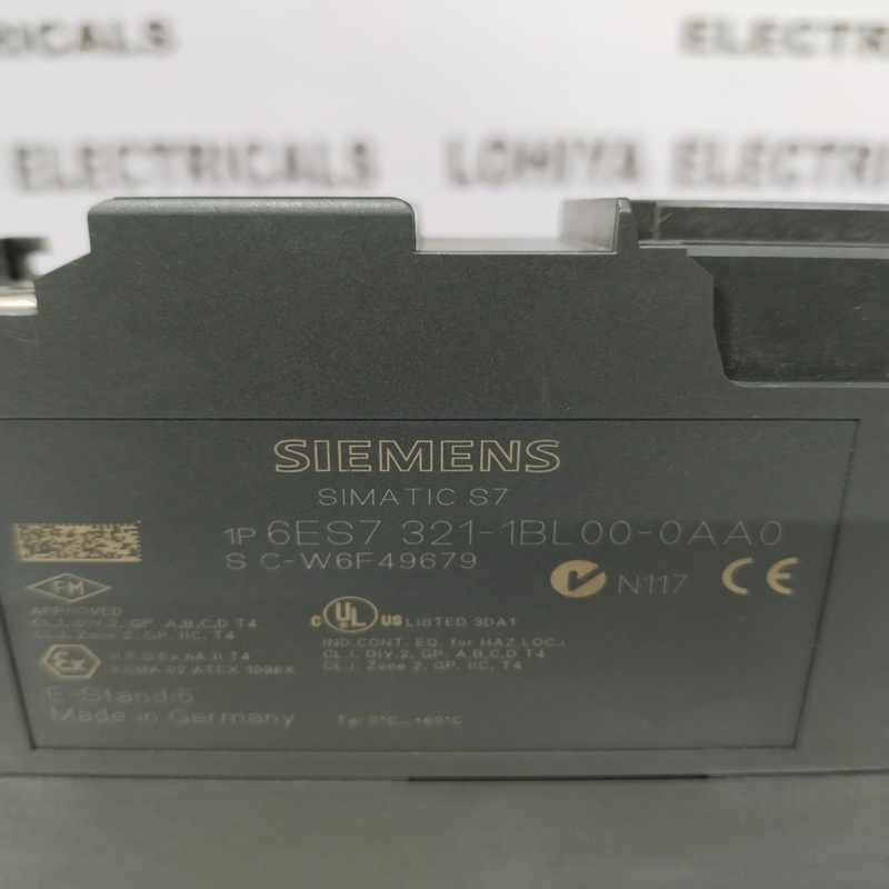 Siemens Simatic S7-300 6es7321-1bl00-0aa0 Input Module - Reliable Industrial Automation Interface | High-performance Signal Processing, Robust Design