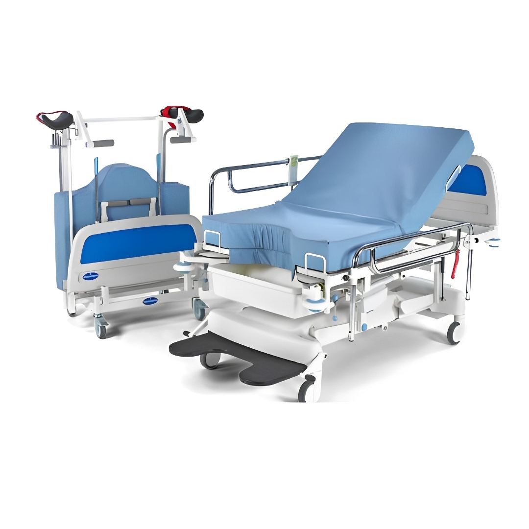 Birthright Delivery Beds - Electric Height And Backrest Adjustment, Foldable Icu Bed For Labour, Delivery And Recovery | Practical Commercial Furniture