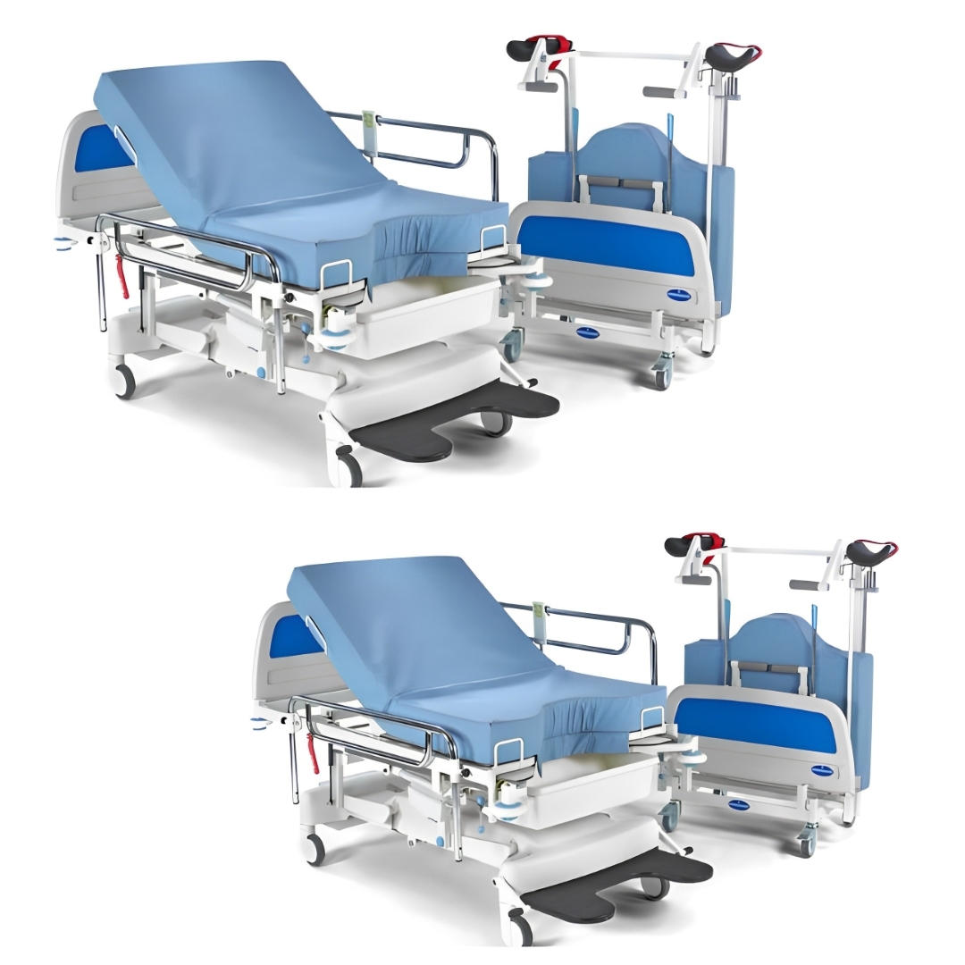 Birthright Delivery Beds - Electric Height And Backrest Adjustment, Foldable Icu Bed For Labour, Delivery And Recovery | Practical Commercial Furniture