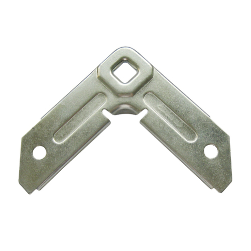 Gi Duct Corner - Color: Silver