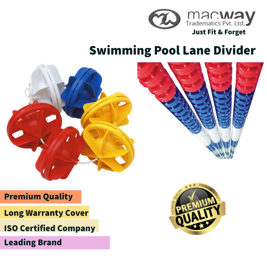 Swimming Pool Lane Divider - Stainless Steel, Various Sizes | Available In Multiple Colors, 1-year Warranty For Swimming Pool Usage