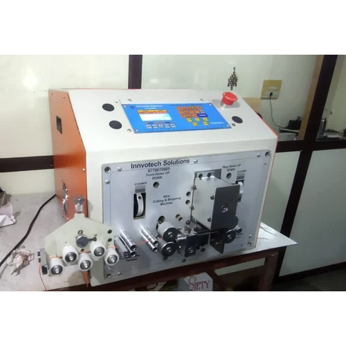 Orange Automatic Wire Cutting Stripping Machine