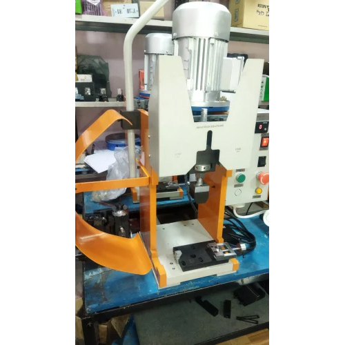 Wire Crimping Press - Copper Wire, 250x250x450mm, Orange Color | 1hp Power, Pvc Insulation, 5mm Outlet Diameter, 220v Voltage, 125kg Weight, Warranty Included