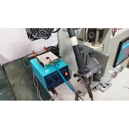 Orange Semi Automatic Soldering Machine
