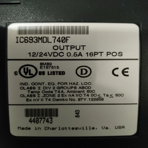 Ge Fanuc Ic693mdl740f Output Module