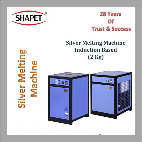 2Kg Silver Induction Based Melting Machine 3 Phase - Capacity: 2 Kg
