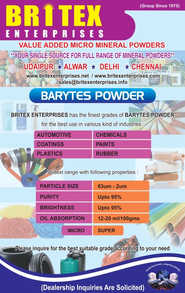 Barytes Powder - Baso4, High Density, White/off White, Specific Gravity 4-4.5 | Ideal For Paints, Gaskets, Brake Pads, Ceramics, And Coatings