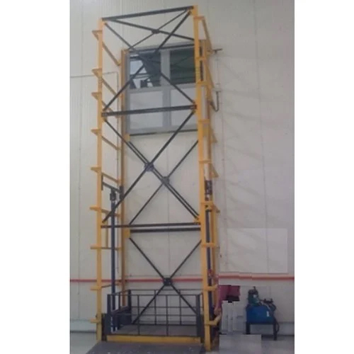 Industrial Factory Elevator - 38 Ft Maximum Height, 220 V Voltage, 50-60 Hz Frequency, Overloading Alarm | Ac Drive Technology, Electric Power Supply