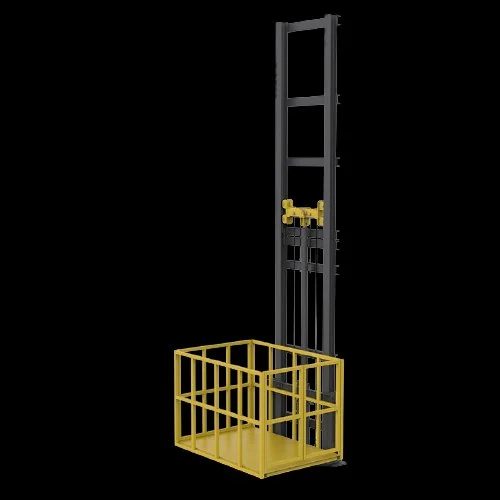 Industrial Factory Elevator - 38 Ft Maximum Height, 220 V Voltage, 50-60 Hz Frequency, Overloading Alarm | Ac Drive Technology, Electric Power Supply