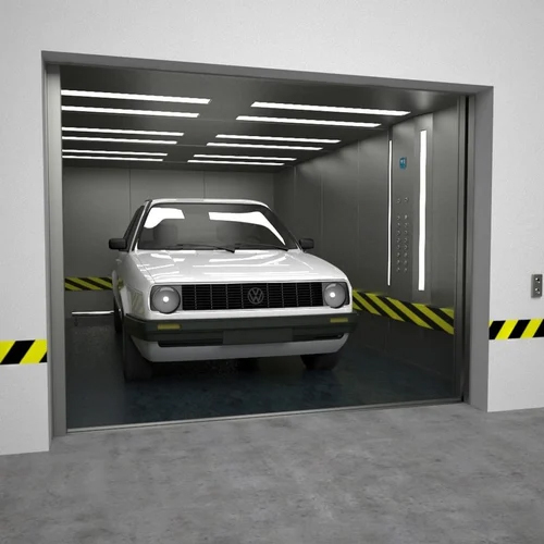 Automobile Car Elevator - Steel, 220-440 V Power Supply , Ac Drive Type
