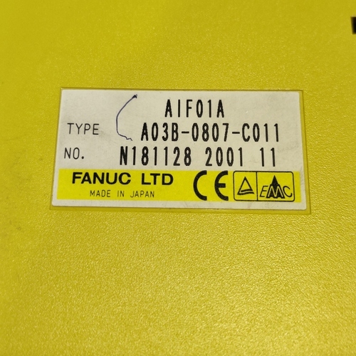 Fanuc A03b-0807-c011 Mdl- Aif01a Interface Module
