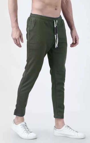 D Pocket Lower - Cotton, Black Color , Modern Style With Adjustable Elastic Band And Two Front D-shaped Pockets For Comfort