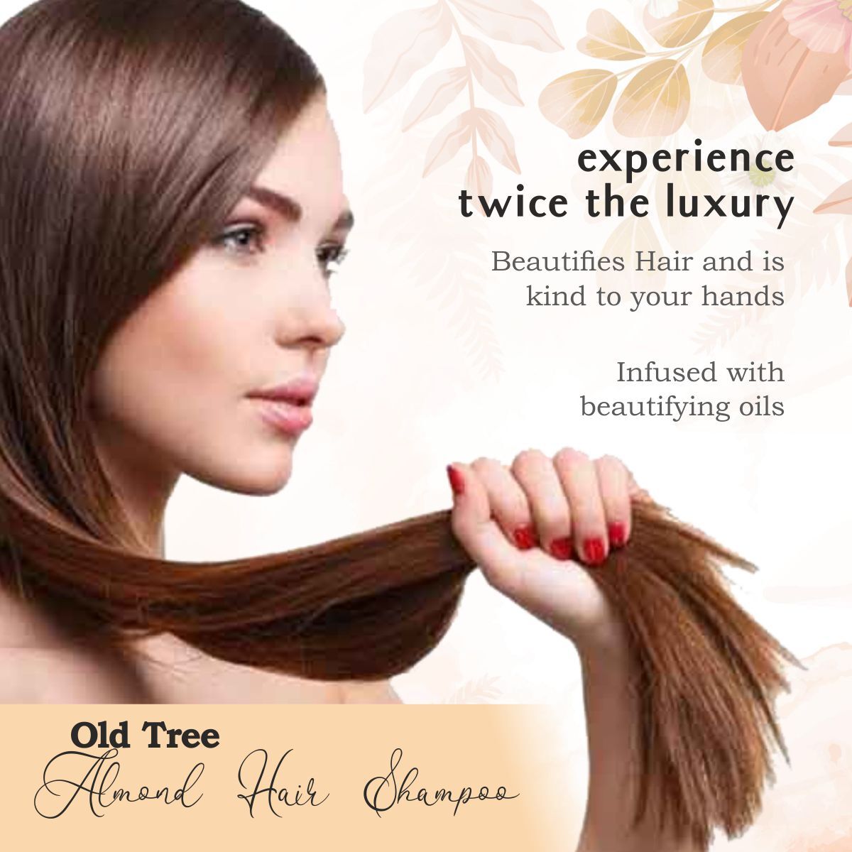 500ml Almond Healthy Hair Shampoo - Age Group: Adults