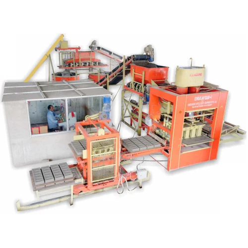Fully Automatic Fly Ash Brick Plant - MS Material, Automatic Grade | Warranty Included, Non-Computerized Operation