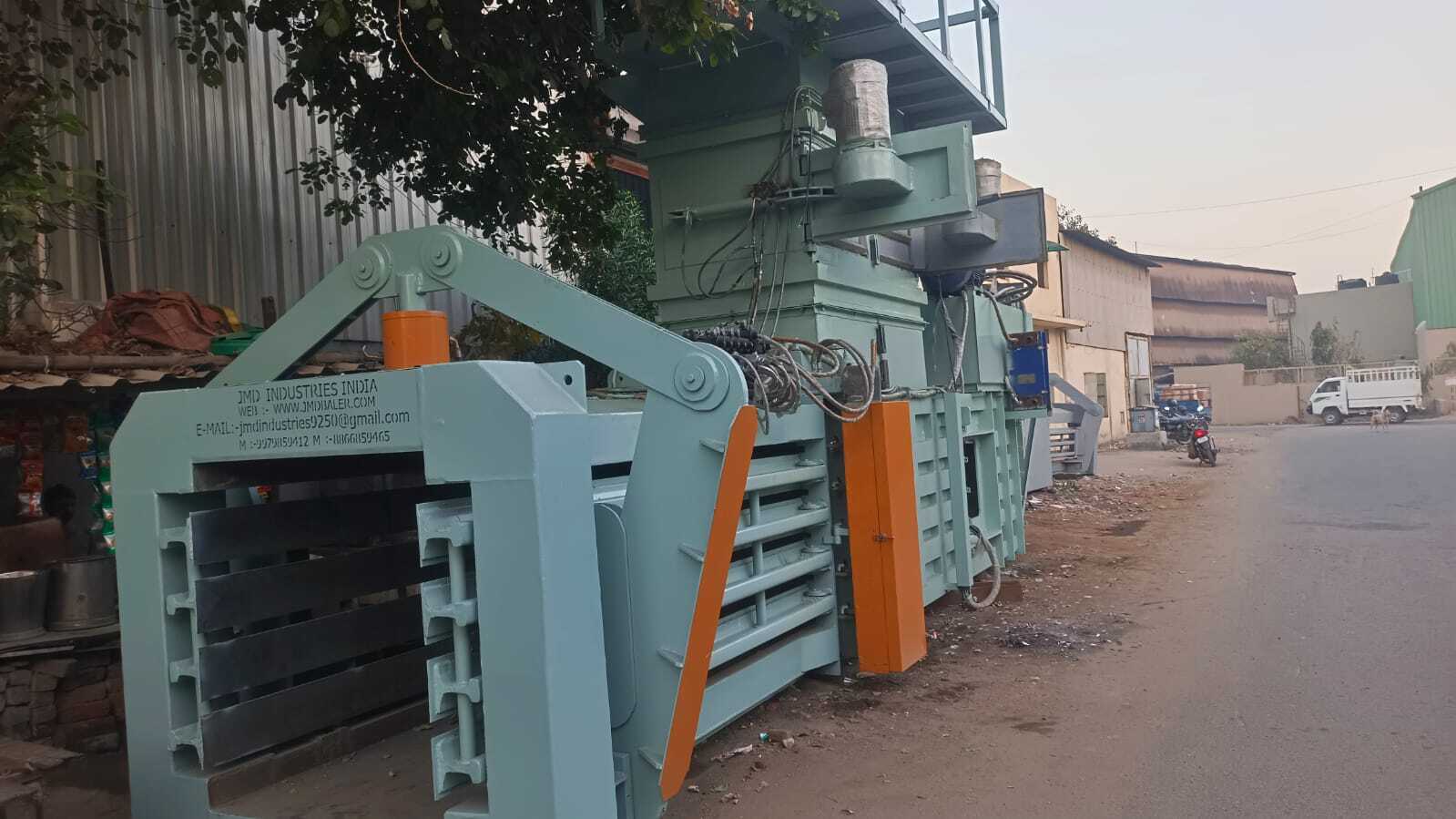 Commercial Waste Paper Horizontal Baler Machine - Height: 1000 Millimeter (Mm)
