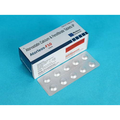 Atorvastatin Calcium 10mg And Fenofibrate 160mg Tablets Ip General Medicines