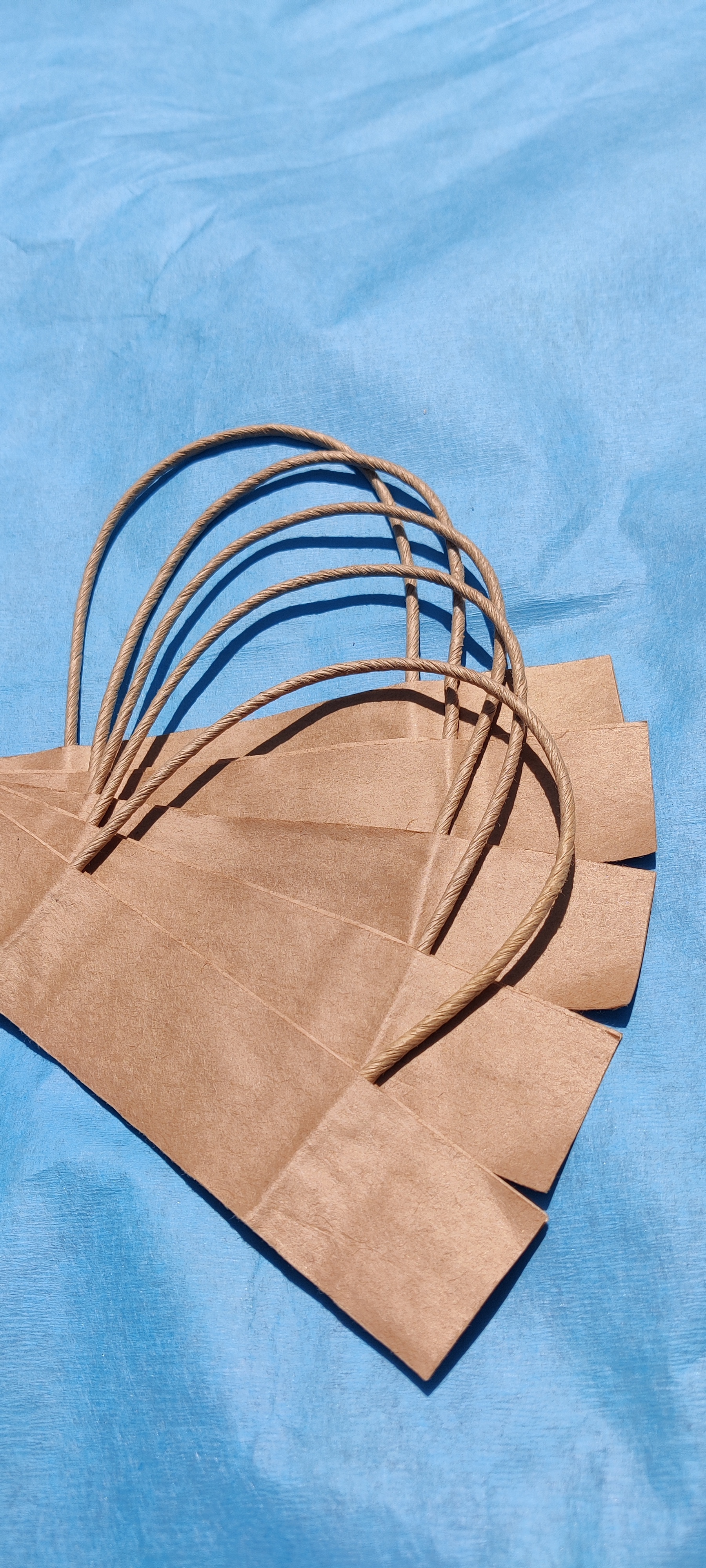 Twisted Paper Rope Bag Handle Size: 190mm