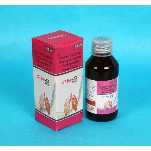 100ml Ambroxol Hydrochloride Terbutaline Sulphate Guaiphenesin And Menthol Syrup General Medicines