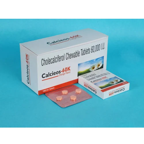 Cholecalciferol Chewable 60000iu Orange Flavour Tablets General Medicines