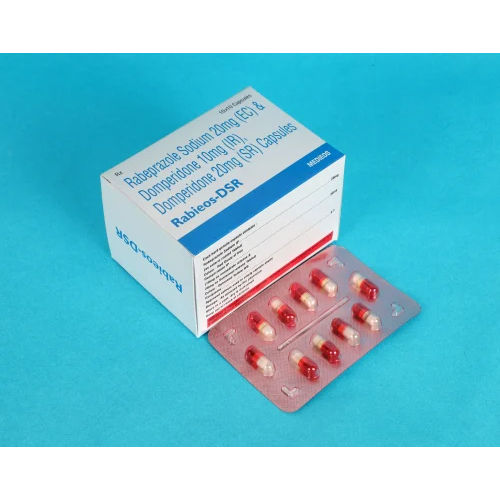 रैबेप्राजोल सोडियम 20mg Ec और डॉम्परिडोन 10mg Ir डॉम्परिडोन 20mg Sr कैप्सूल सामान्य दवाएं