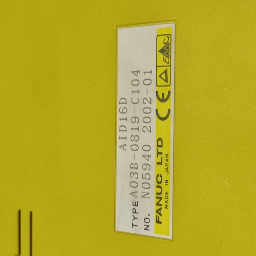 Fanuc A03b-0819-c104 Mdl-aidi6d Input Module