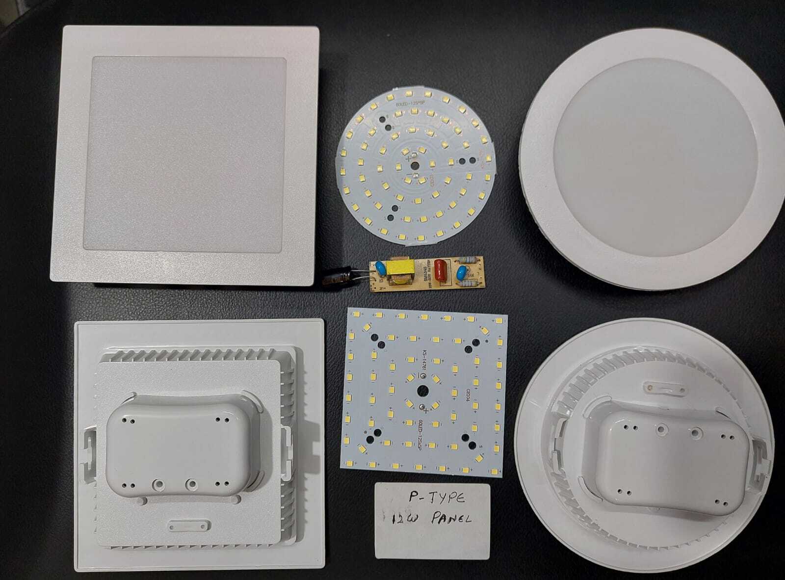 Round Led Panel Light - 18 Watt, 220v Input Voltage | Pure White Color, Ideal For Office Use
