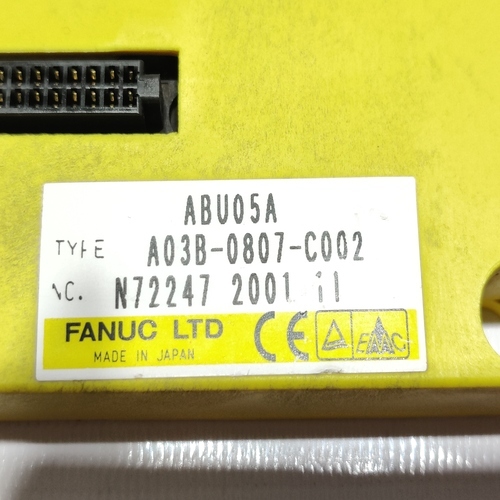 Fanuc A03b-0807-c002 Mdl-abu05a Base Module - Robust Design | Compatible With Fanuc Robotics, Designed For Enhanced Performance In Automation Systems