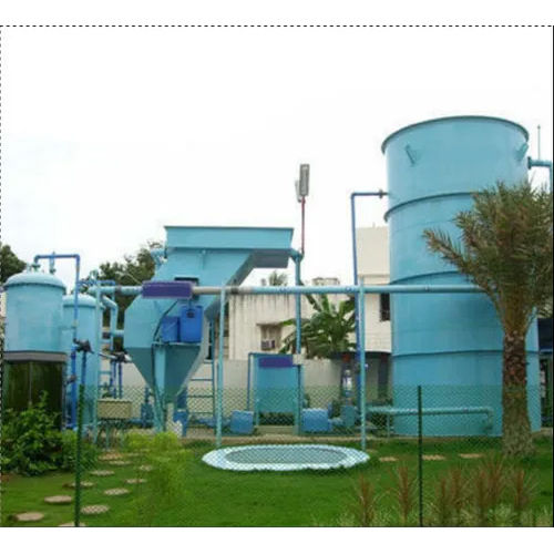 Domestic Sewage Treatment Plant - Color: Blue