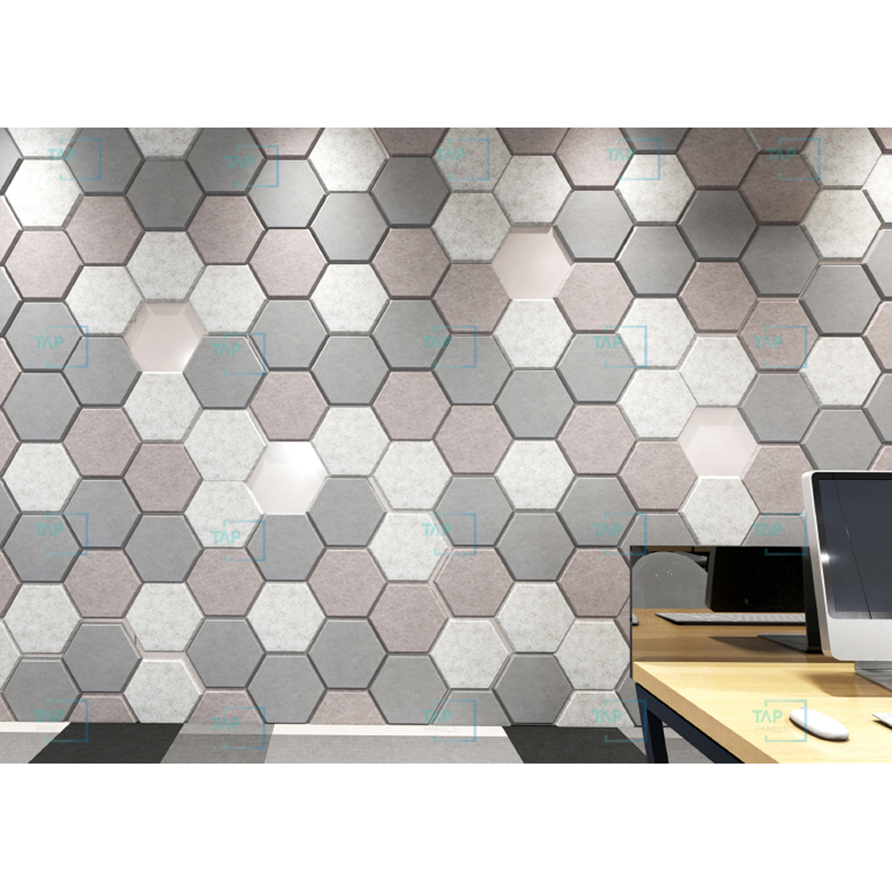 Acoustic Solid Wall Panel - 100% Polyester Fiber, 8ft X 4ft, 36 Colors Available | Efficient Sound Absorption Up To 85%, Easy Installation