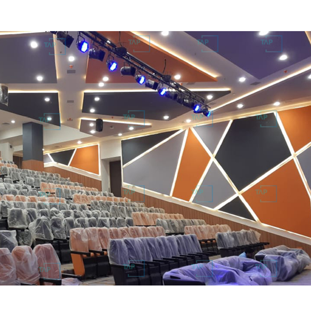 Acoustic Solid Wall Panel - 100% Polyester Fiber, 8ft X 4ft, 36 Colors Available | Efficient Sound Absorption Up To 85%, Easy Installation