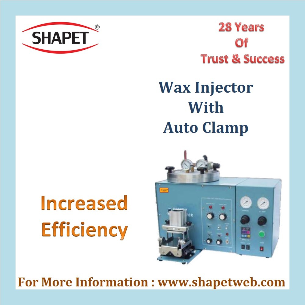 Wax Injector With Auto Clamp - Accuracy: 100 %