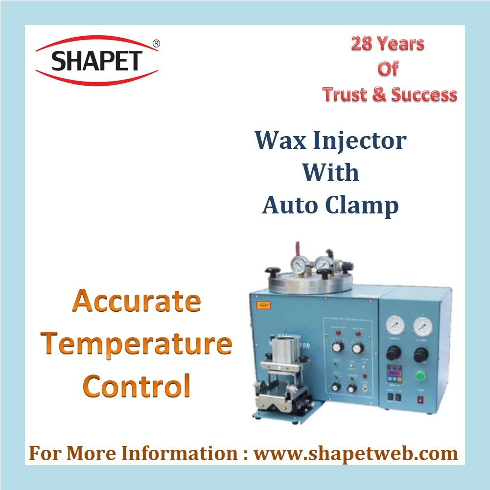 Wax Injector With Auto Clamp - Accuracy: 100 %