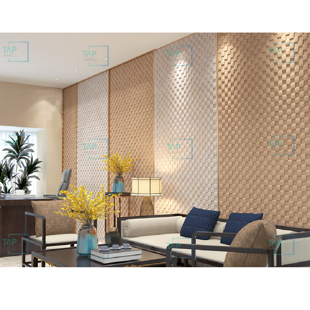 Acoustic Embossed Panels - Color: 36 Standard Colours