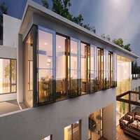 Upvc पैरेलल स्लाइडिंग विंडो एप्लीकेशन: कमर्शियल