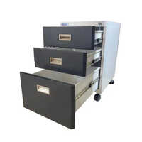 Metal Pedestal Cabinet Of 3 Drawers