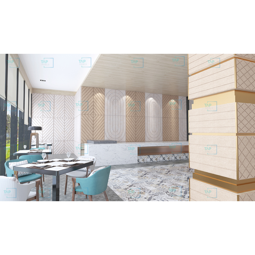 Acoustics Groove Series - 100% Polyester Fibre | 2ft X 2ft/4ft X 2ft, Custom Shapes Available, High Acoustic Performance, Endless Colour Options