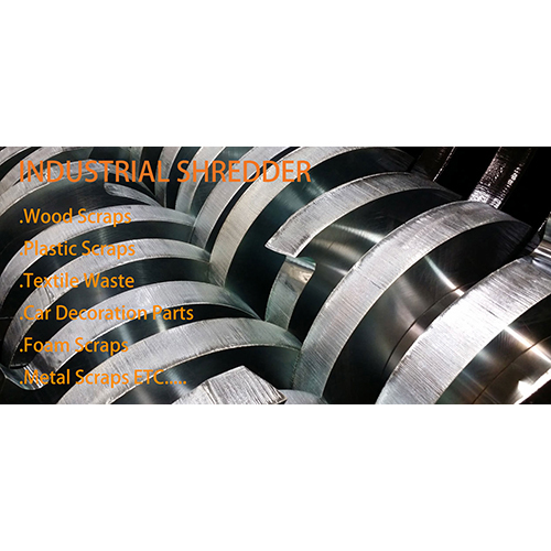 Semi Automatic Single Shaft Shredder Machine