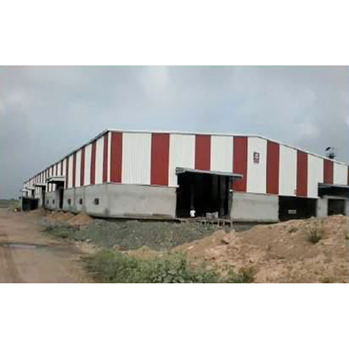 सफेद और लाल एमएस राइस मिल शेड