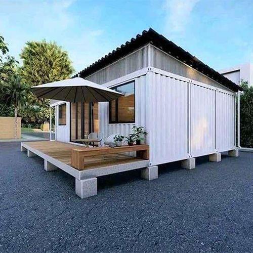White Portable Container House