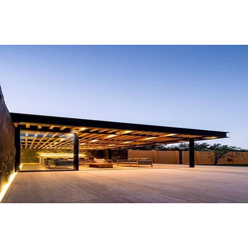 Black Modern Pergola