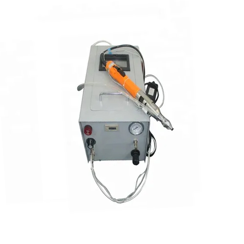 ग्रे हैंडहेल्ड स्क्रू फीडिंग मशीन