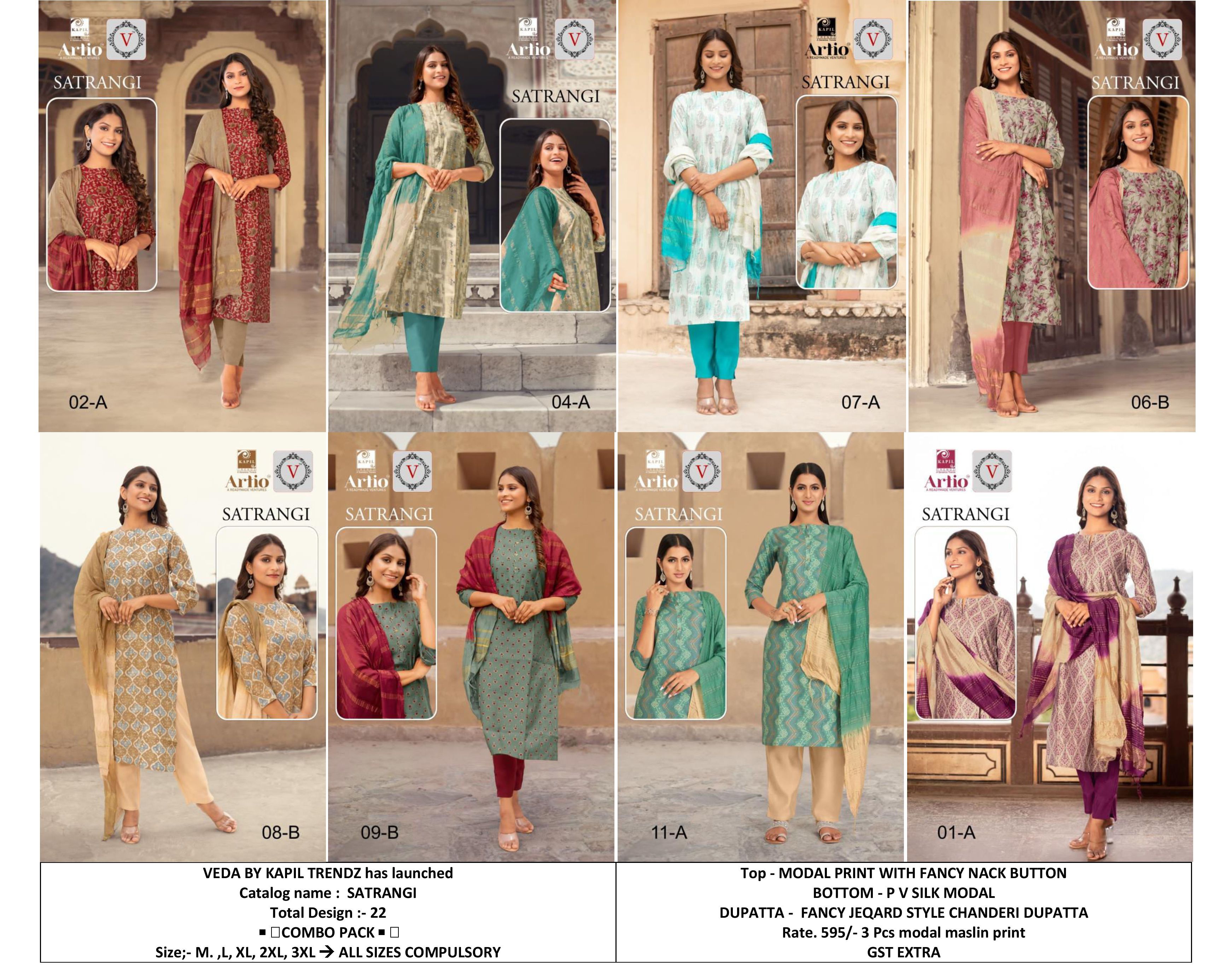 As Shown In The Catalog Modal Maslin Print Kurti Pant Set