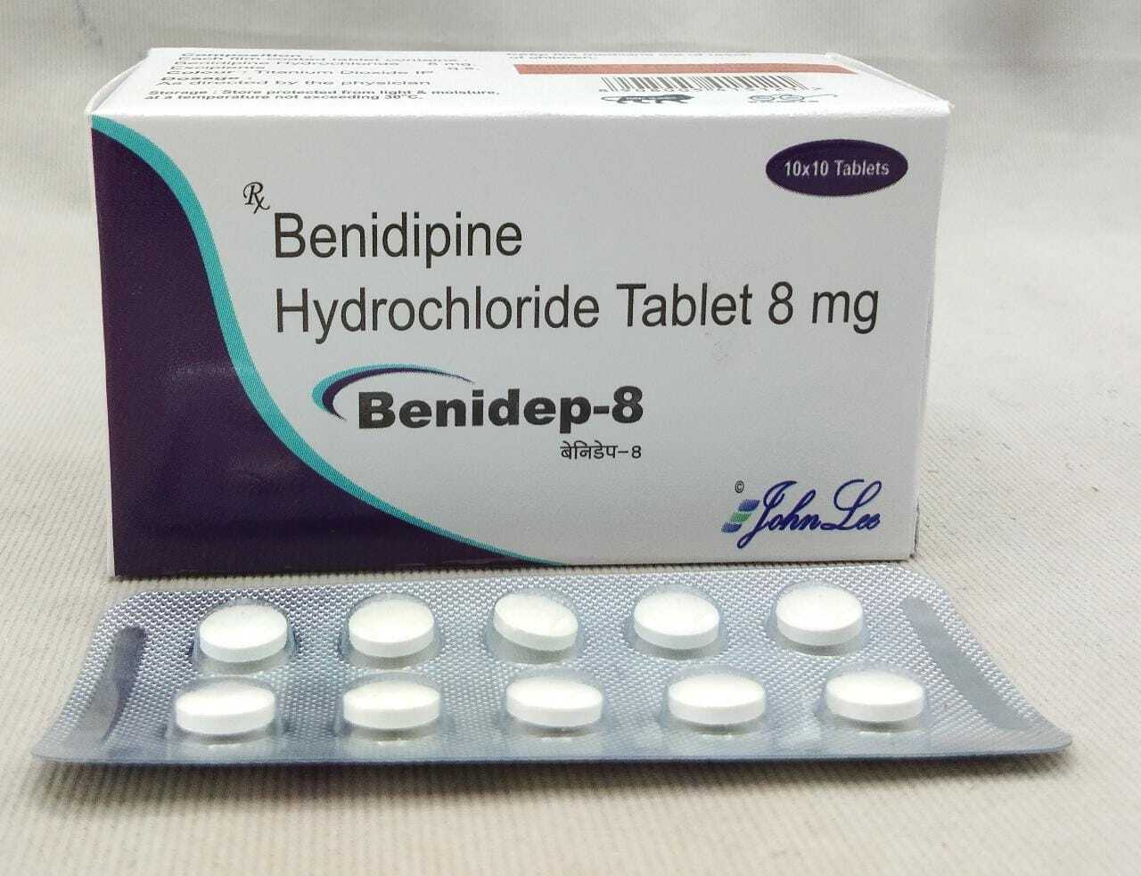 Benidipine Tablet - 4mg & 8mg Strengths | High Blood Pressure Management, Angina Pectoris Relief, Diabetic Kidney Disease Support