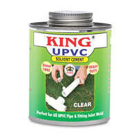 King Upvc सॉल्वेंट सीमेंट हैवी ड्यूटी (क्लियर) आवेदन: औद्योगिक