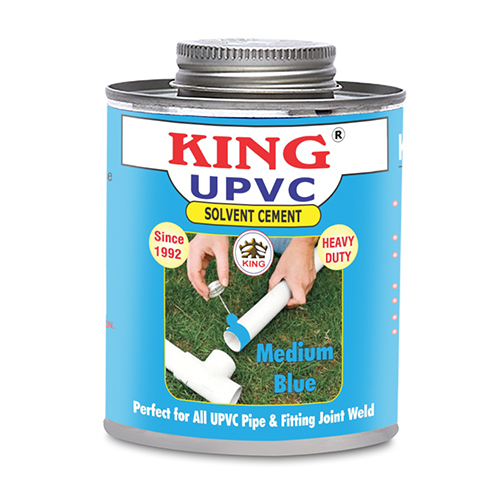  King Upvc सॉल्वेंट सीमेंट हैवी ड्यूटी (नीला) आवेदन: औद्योगिक